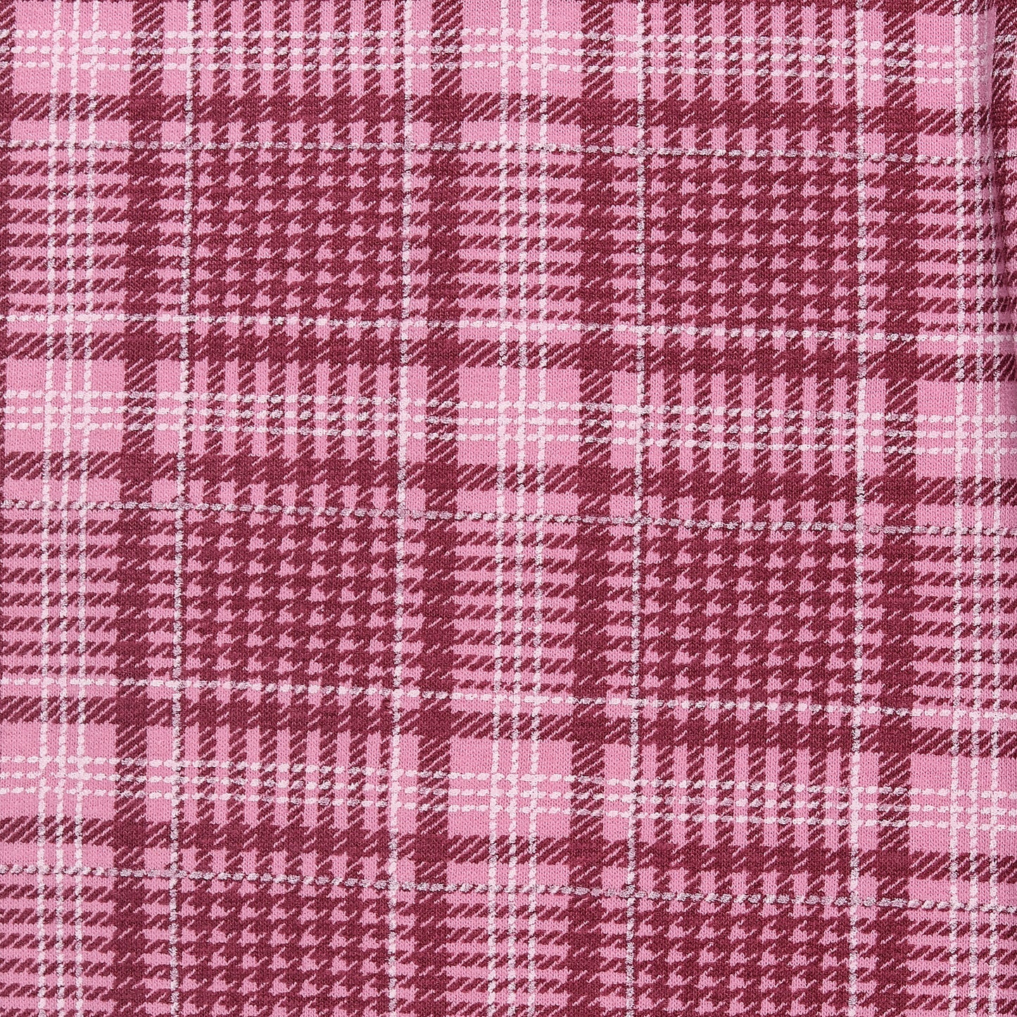 Pink Checked Legging Cum Capri Girl Pant