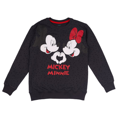 Mickey Minnie Printed Unisex Outing Knitted Travelling Warmer And Sweatshirt