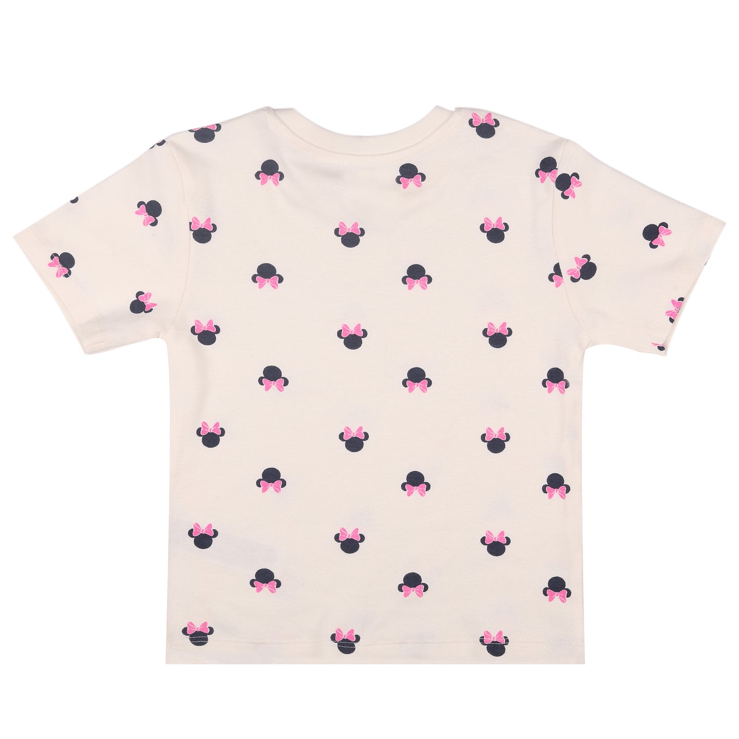 Minnie Mouse Printed Loungewear And Outing Shorty Set