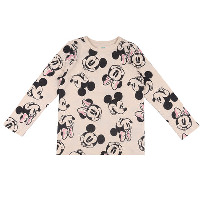 Mickey Minnie Printed Outing Full Sleeve T Shirt