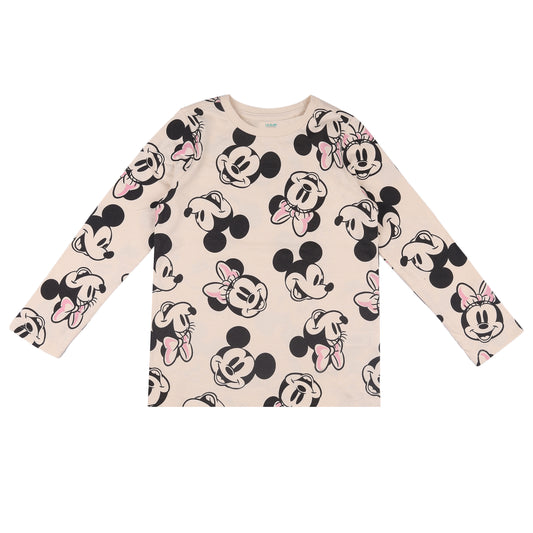 Mickey Minnie Printed Outing Full Sleeve T Shirt