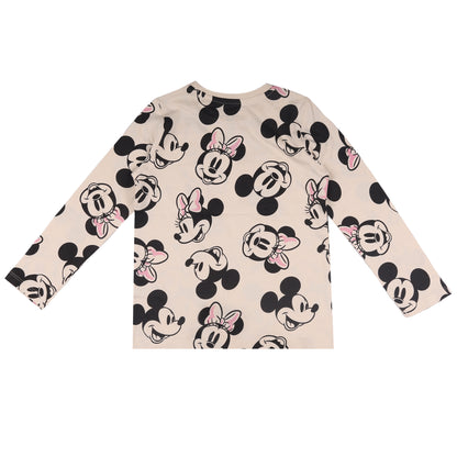 Mickey Minnie Printed Outing Full Sleeve T Shirt