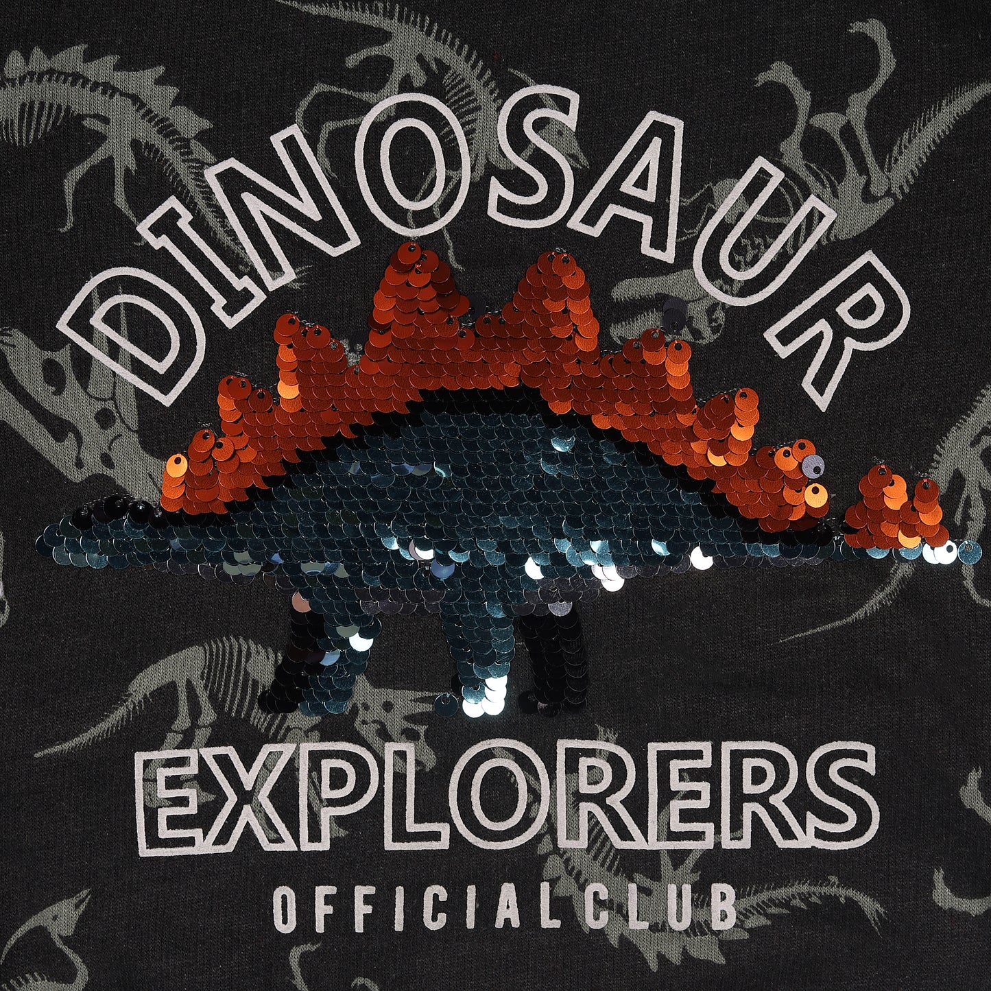 Dinasour Explorer Sequin Baby Knitted Travelling Warmer Outing & Loungewear Set