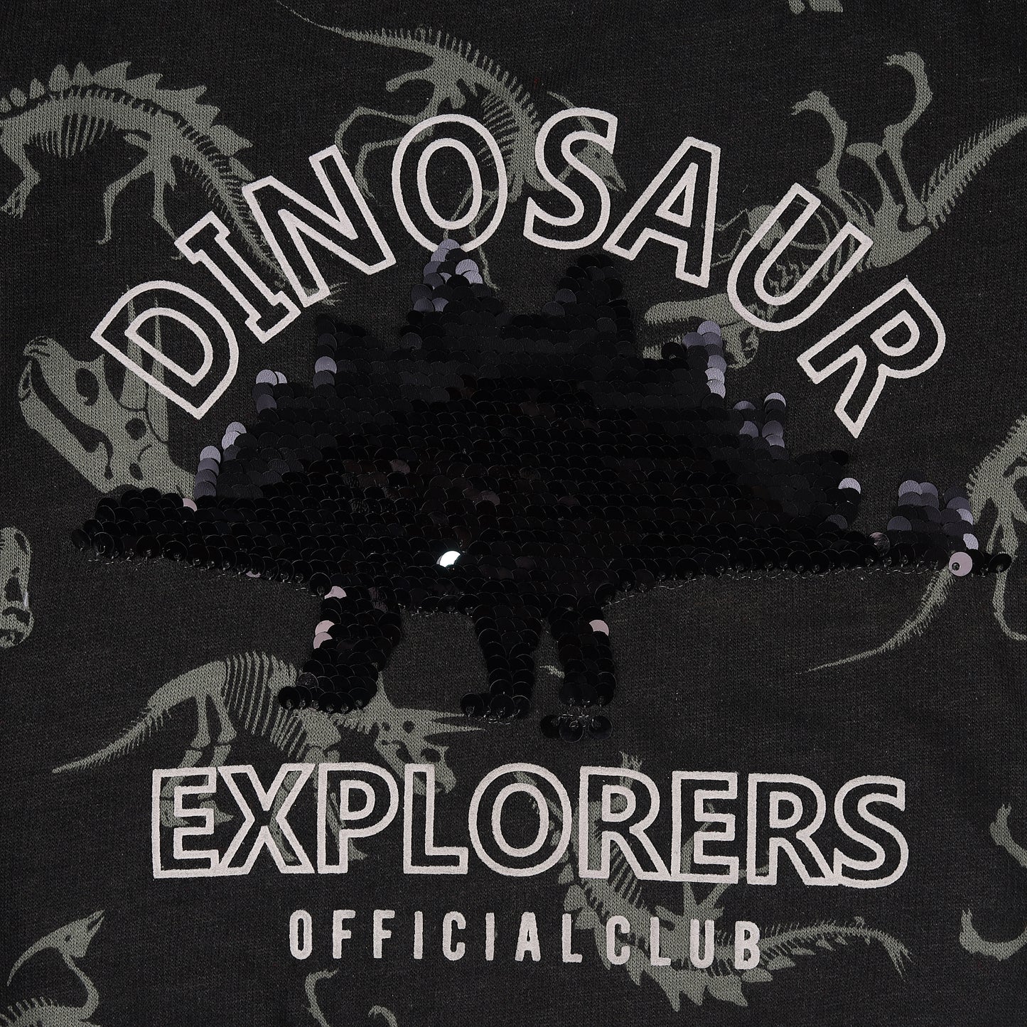 Dinasour Explorer Sequin Baby Knitted Travelling Warmer Outing & Loungewear Set