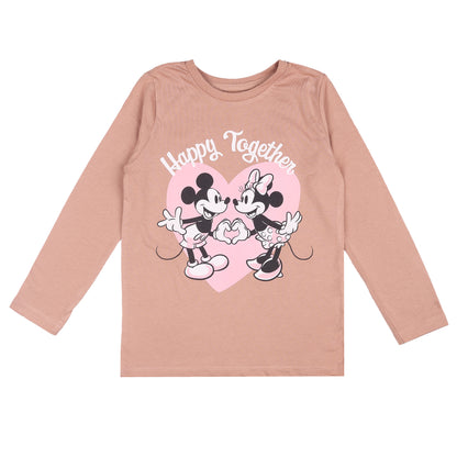 Happy Together Mickey Minnie Printed Outing Full Sleeve T Shirt