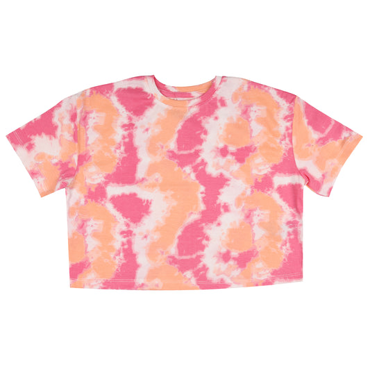 Tie Dye Crop Top Girls Outing And Party Wear