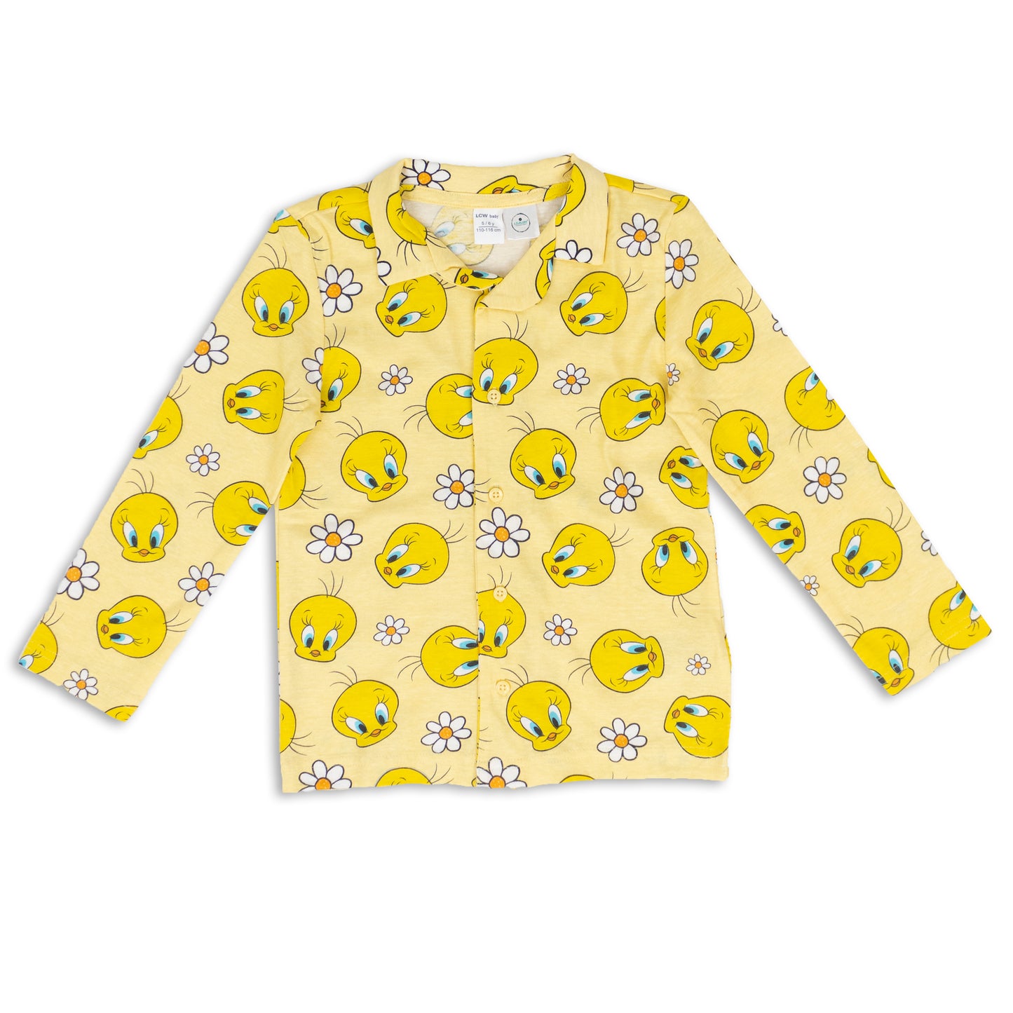 My Tweety Super Soft Pure Cotton Night Suit Lazy Loungewear Pyjama Set Yellow