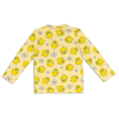 My Tweety Super Soft Pure Cotton Night Suit Lazy Loungewear Pyjama Set Yellow