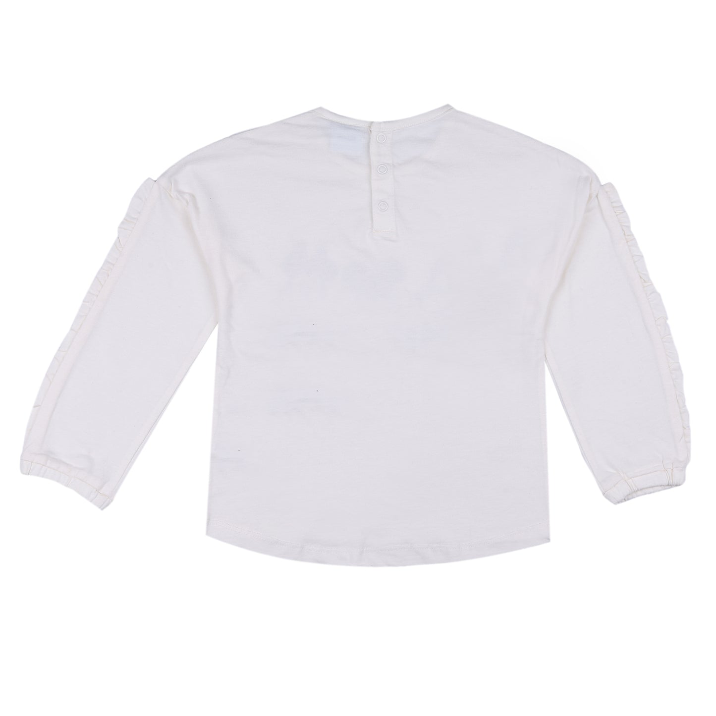 Disney Minnie Girls White Casual And Outing Top