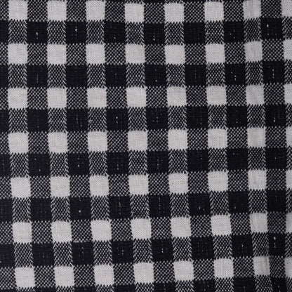 Black & White Checked Legging Cum Capri Pant