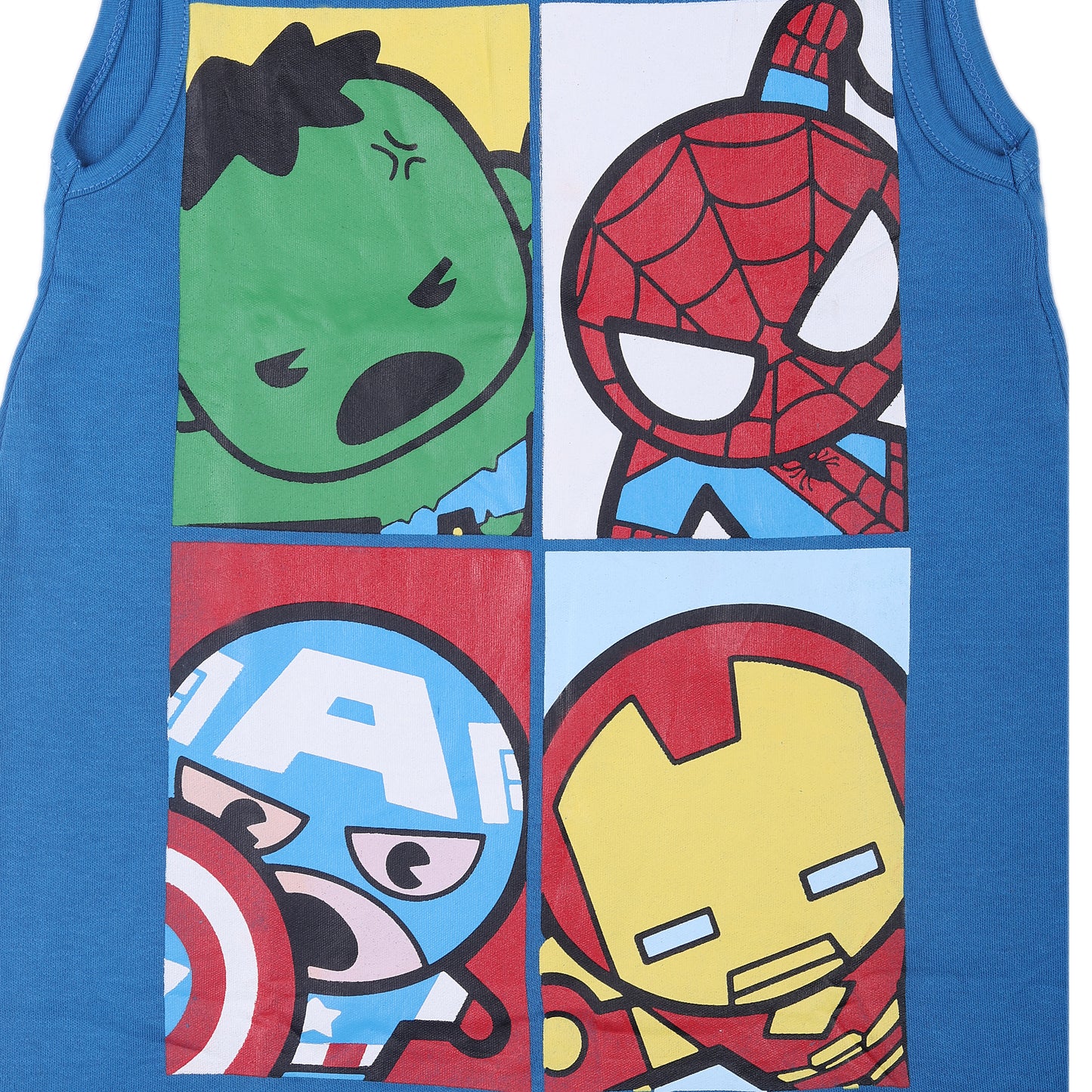 Avenger Super Hero Blue Romper
