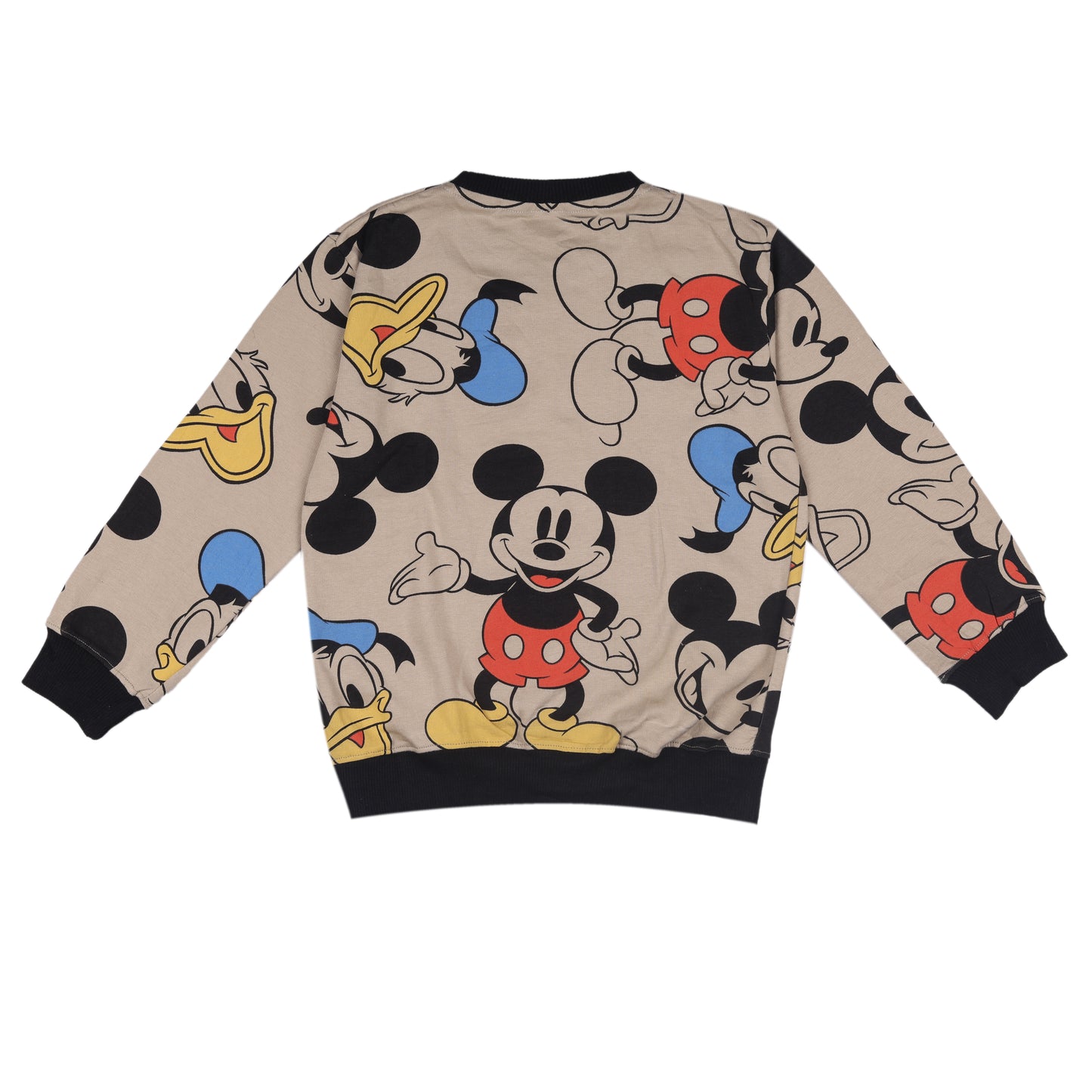 Mickey Donald Printed Boys Outing Knitted Travelling Warmer And Sweatshirt