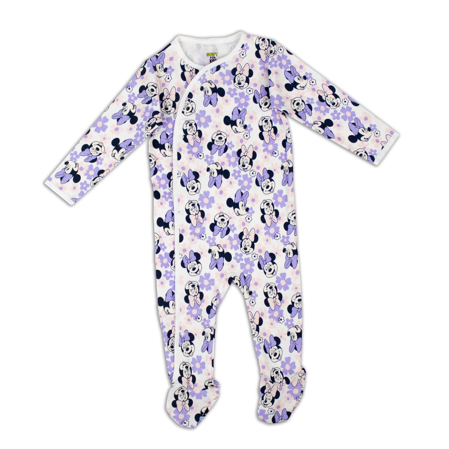 Disney Minnie Character Print Baby All Season Romper