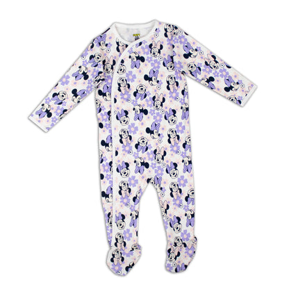 Disney Minnie Character Print Baby All Season Romper