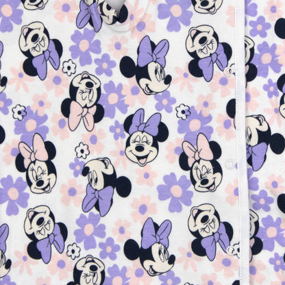 Disney Minnie Character Print Baby All Season Romper
