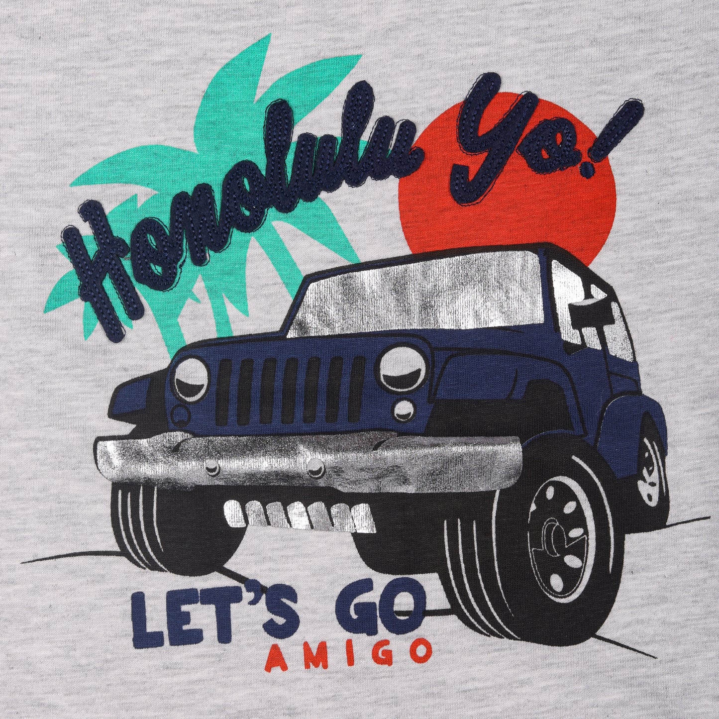 Lets Go Honolulu Boy Kids T Shirt