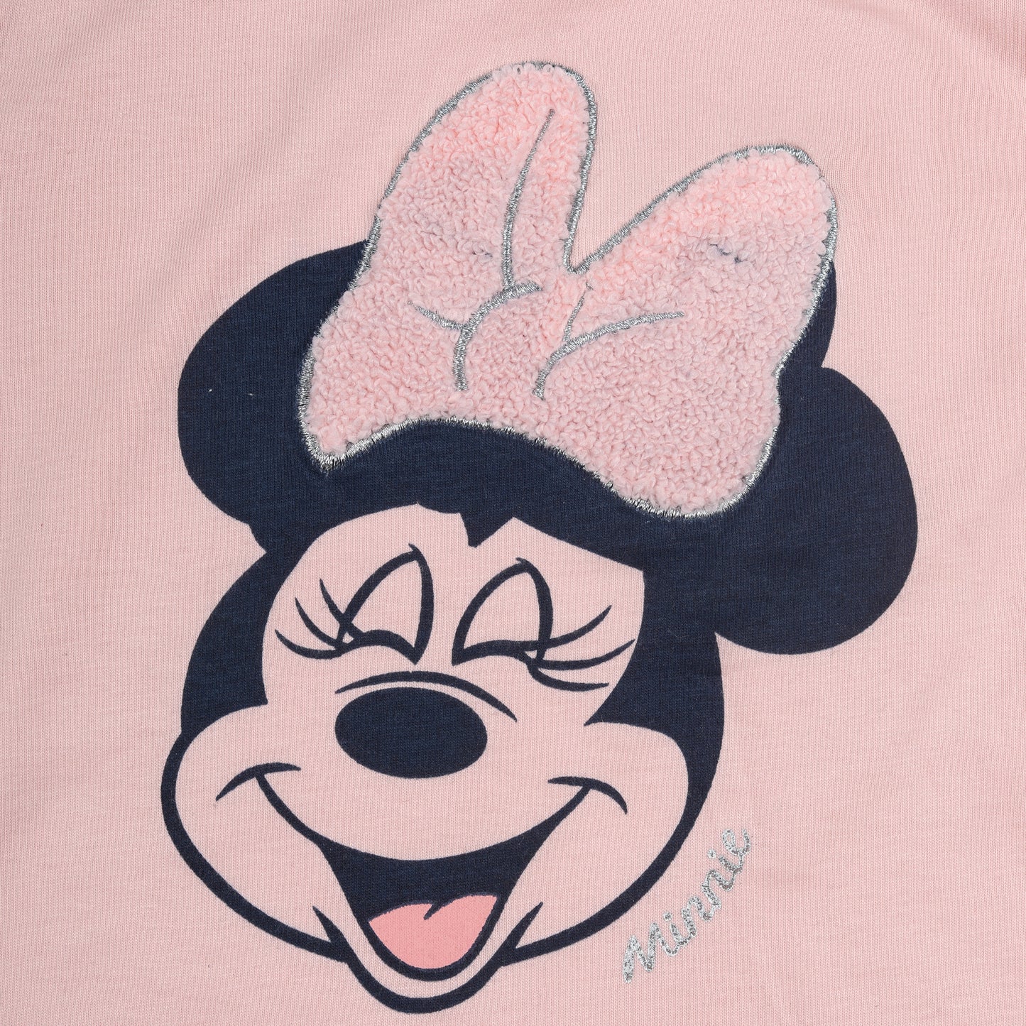 Disney Smiling Minnie Girls Peach Casual And Outing Top