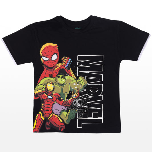 Marvel Super Heroes Short Sleeve Kids T Shirt