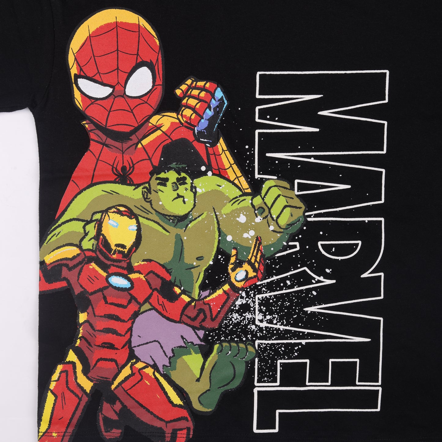 Marvel Super Heroes Short Sleeve Kids T Shirt