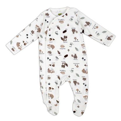 Off-white Jungle Print Baby All Season Romper
