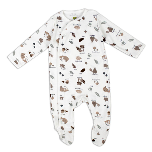 Off-white Jungle Print Baby All Season Romper