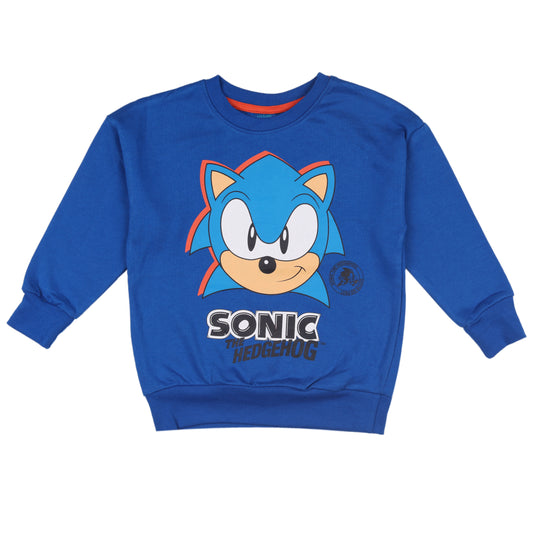 Sonic The Hedgehog Boy Outing Knitted Travelling Warmer And Sweatshirt