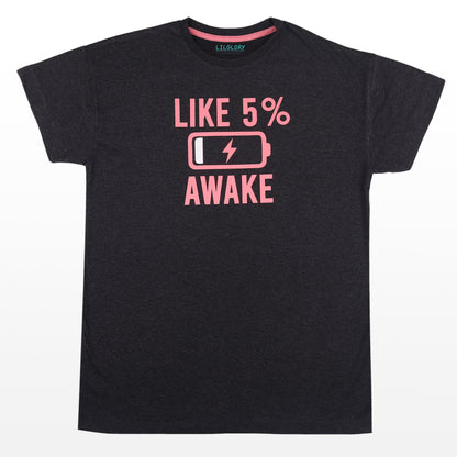 Sleep All Day Like 5% Awake Girls Long Loungewear Set of 2 Piece.