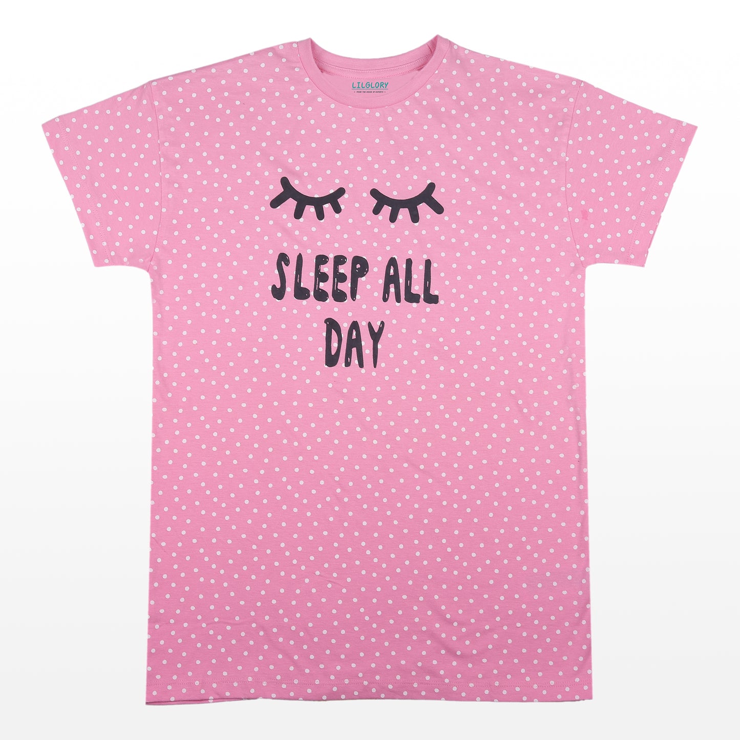 Sleep All Day Like 5% Awake Girls Long Loungewear Set of 2 Piece.