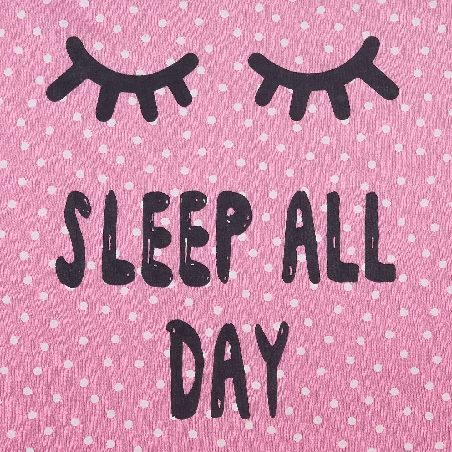 Sleep All Day Like 5% Awake Girls Long Loungewear Set of 2 Piece.