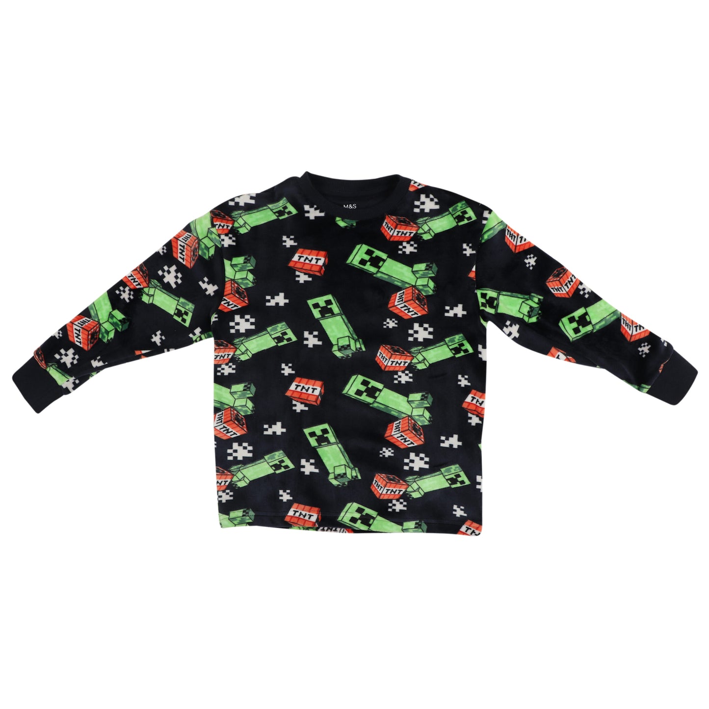 Minecraft Velour Unisex Velvet Sweatshirt