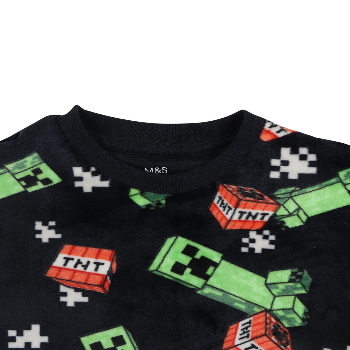 Minecraft Velour Unisex Velvet Sweatshirt