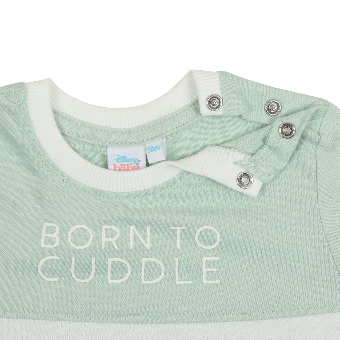 Disney Born To Cuddle Mowgli And Bear Mint Green T Shirt