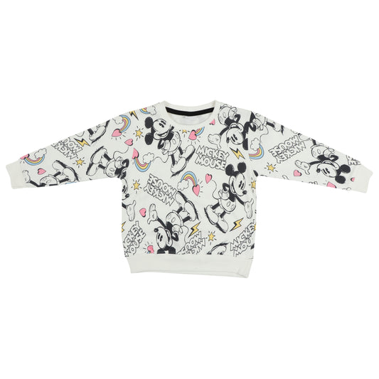 Disney Mickey Mouse Printed Outing And Travelling Warmer Sweatshirt