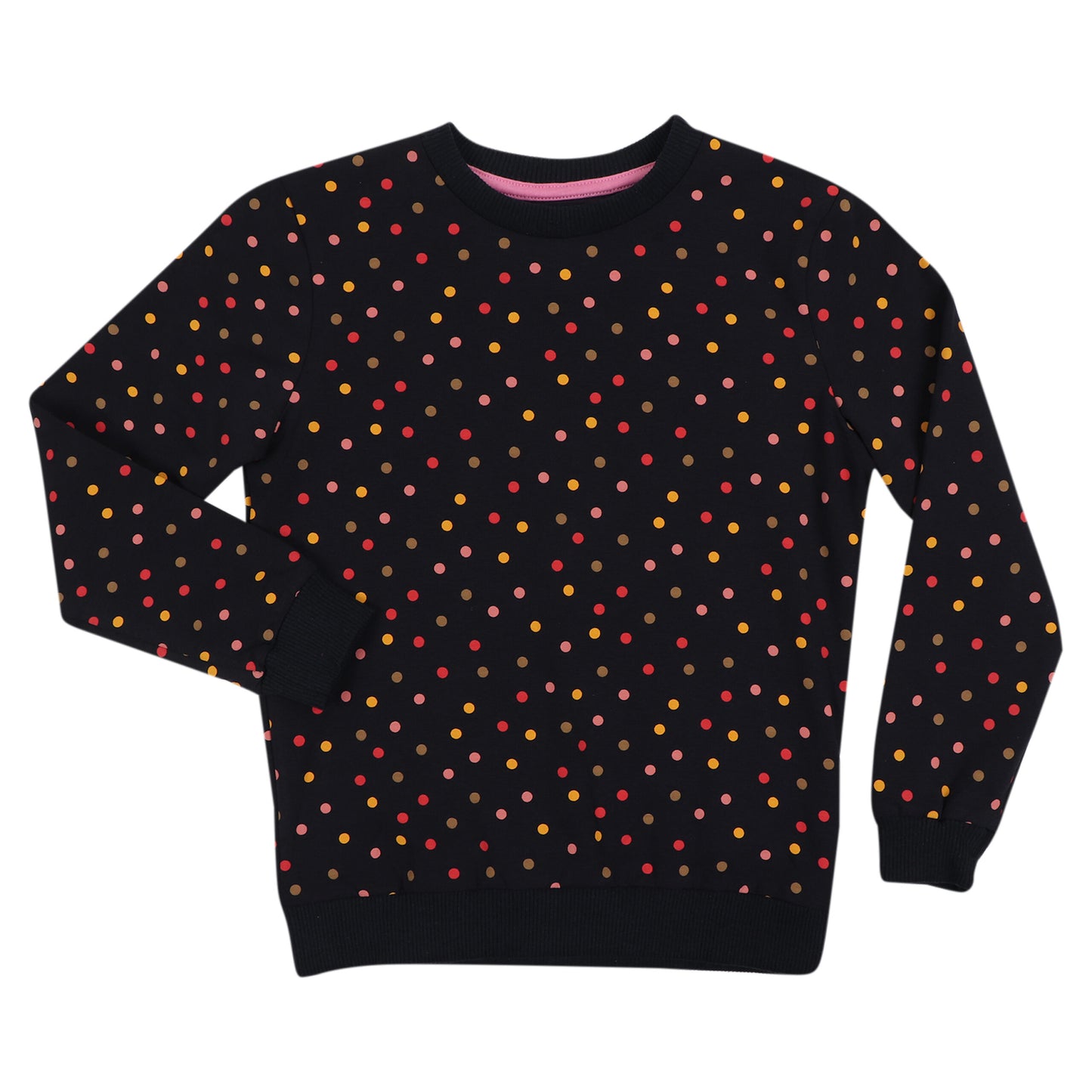 Redtag Colorful Polka Dots Girls Sweatshirt