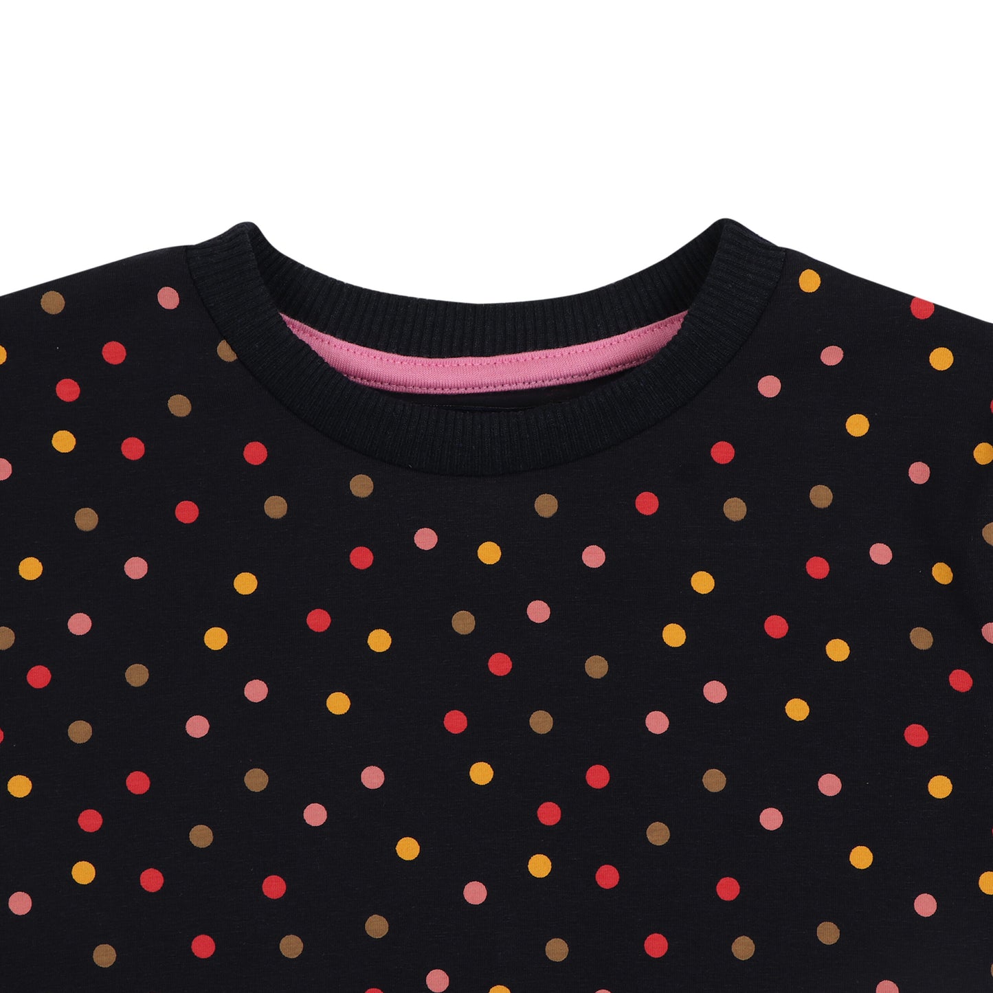 Redtag Colorful Polka Dots Girls Sweatshirt