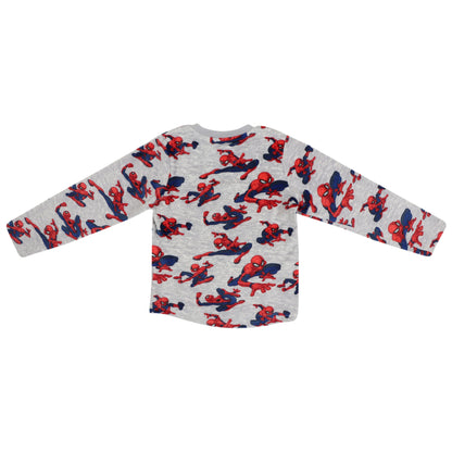 Spiderman Velour Luxury Velvet Pullover Sweatshirt