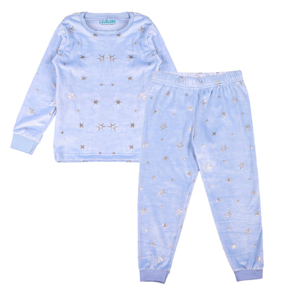 Frozen Velour Flexifit Night Suit Travelling Loungewear & Pyjama Set