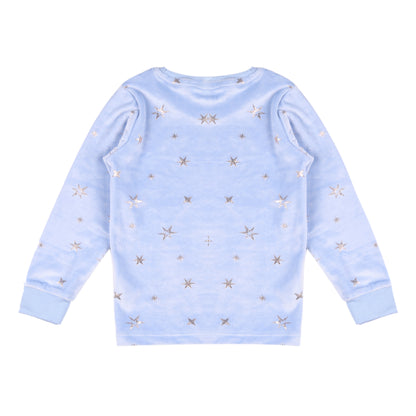 Frozen Velour Flexifit Night Suit Travelling Loungewear & Pyjama Set