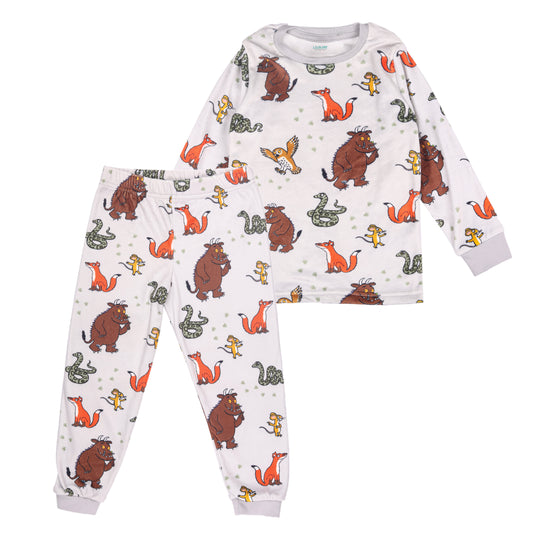 The Gruffalo Velour Flexifit Night Suit Travelling Loungewear & Pyjama Set