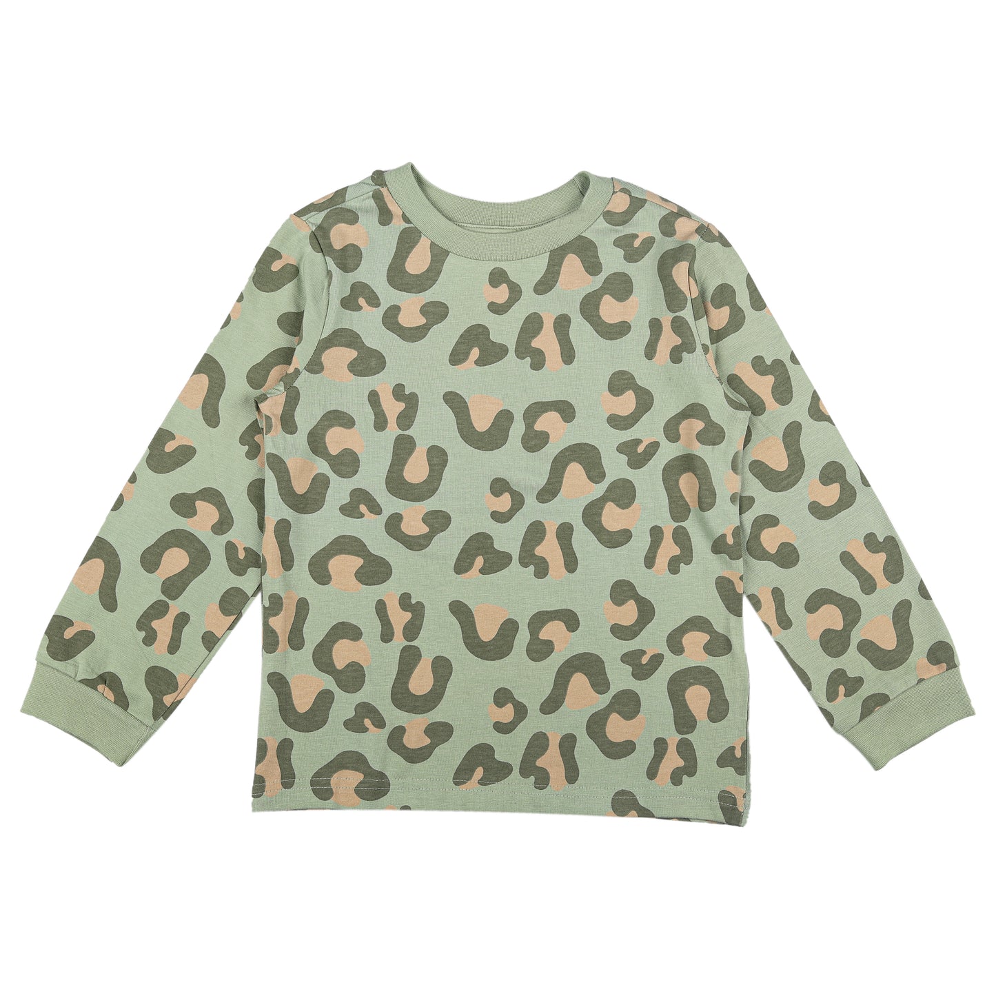 Leopard Print Minty Green Unisex Baby Knitted Travelling Warmer And Loungewear Set