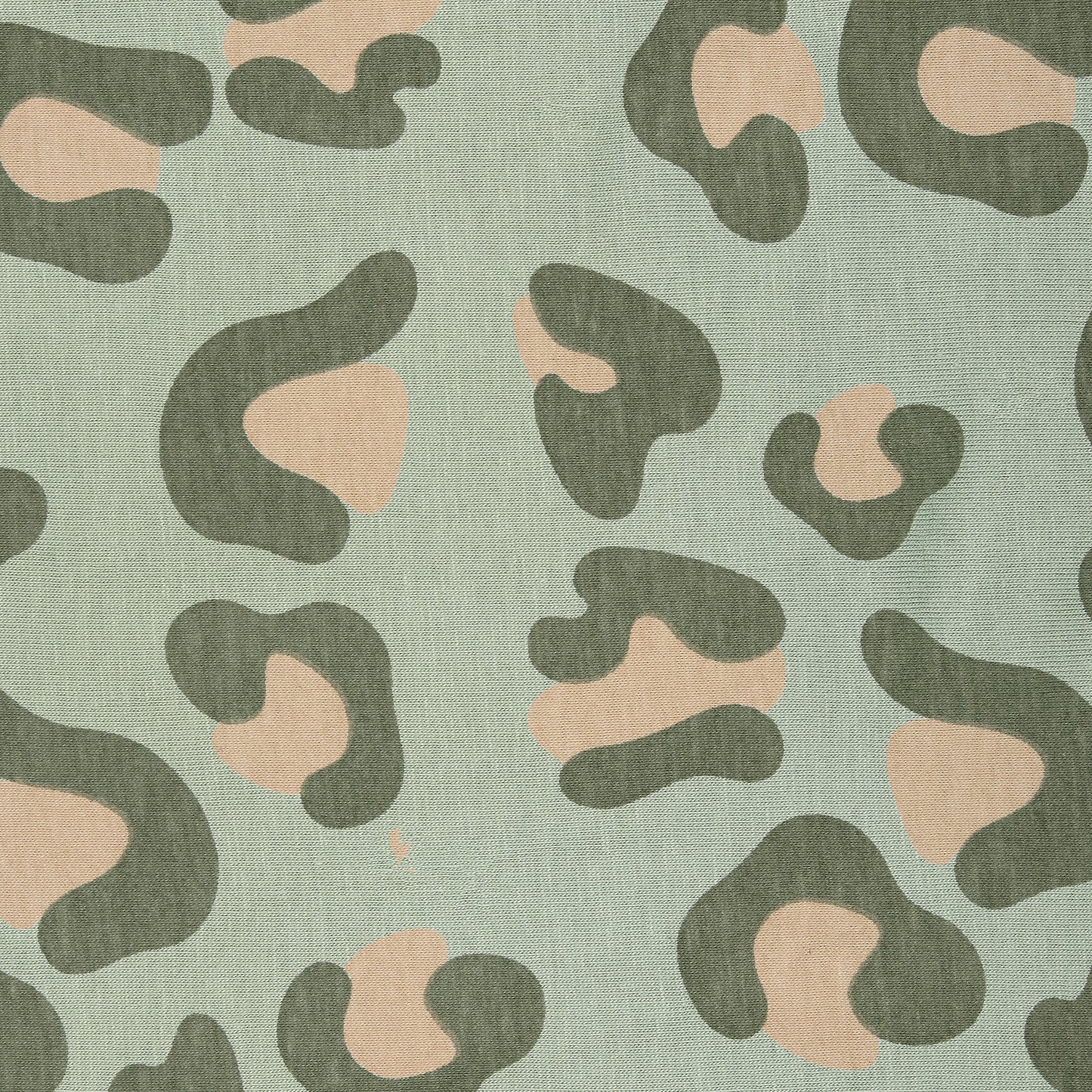 Leopard Print Minty Green Unisex Baby Knitted Travelling Warmer And Loungewear Set