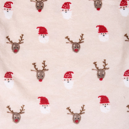 Christmas Velour Flexifit Night Suit Travelling Loungewear & Pyjama Set