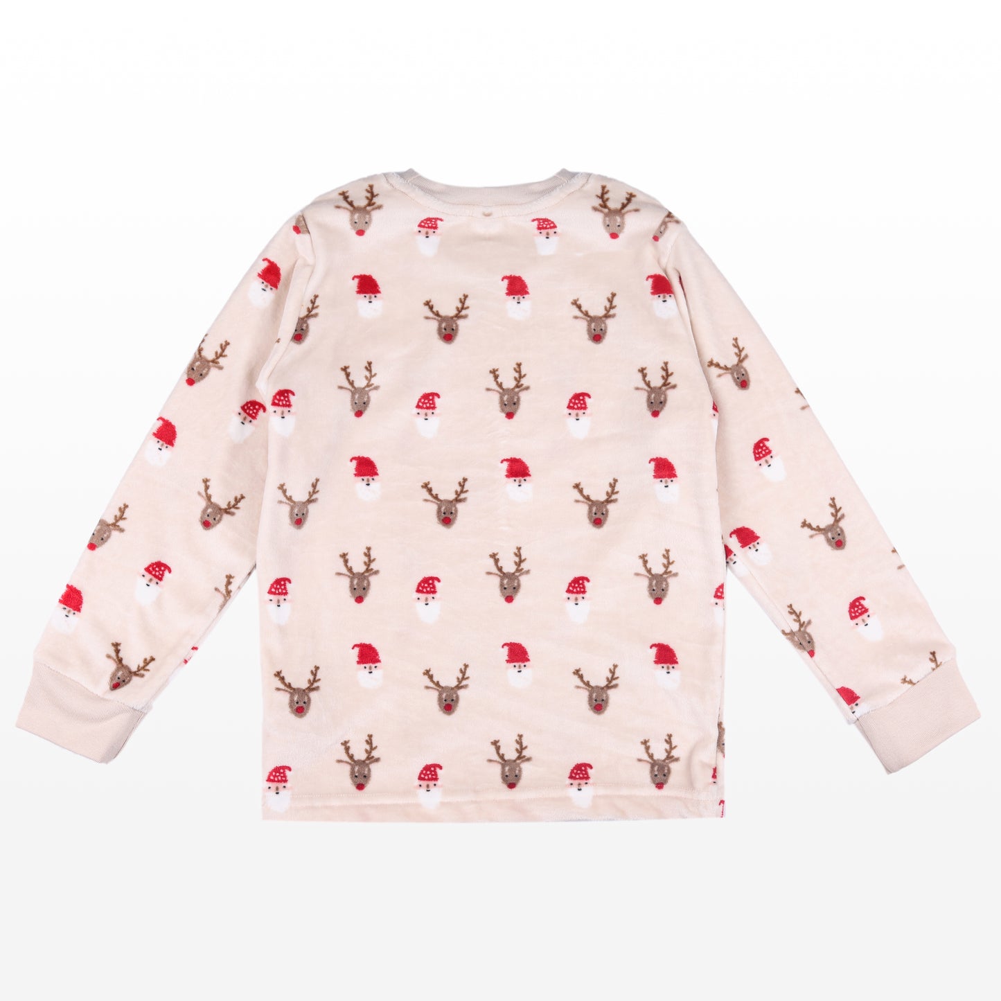 Christmas Velour Flexifit Night Suit Travelling Loungewear & Pyjama Set