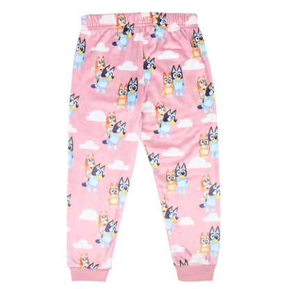 Bluey Velour Flexifit Night Suit Travelling Loungewear & Pyjama Set