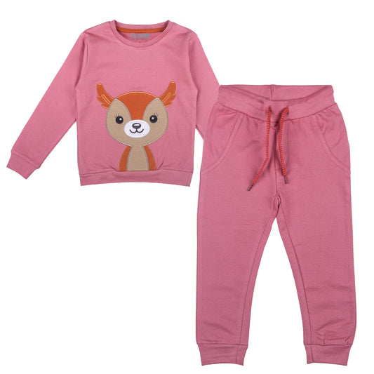 Deer Baby Unisex Knitted Travelling Warmer And Loungewear Set
