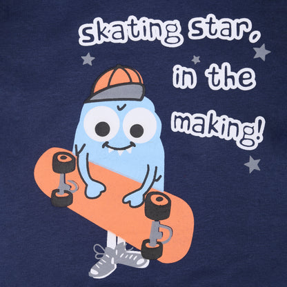 Skating Star Baby Knitted Travelling Warmer & Loungewear Set