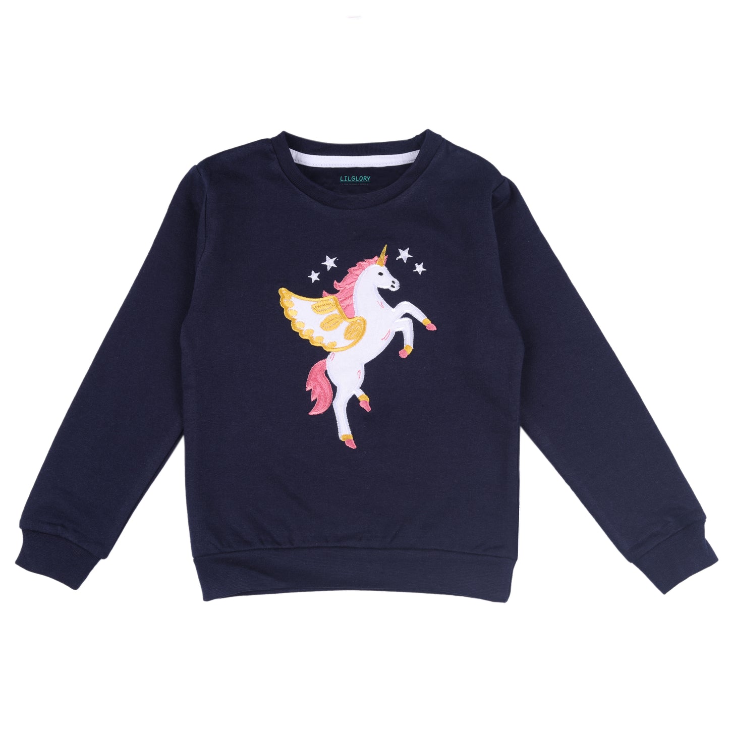 Glitter Flying Unicorn Baby Knitted Travelling Warmer And Loungewear Set
