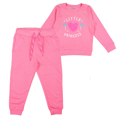 Little Princess Baby Knitted Travelling Warmer & Loungewear Set