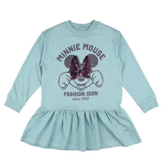 Minnie Mouse Sequin Teal Green Outing & Party Dress