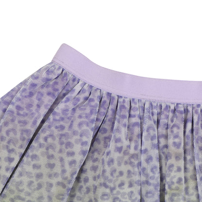 Net Fabric Double Layer Skirt